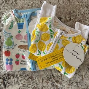 Little Sleepies Farmer's Market & Lemons Zippy Pajamas 6-12 Months
